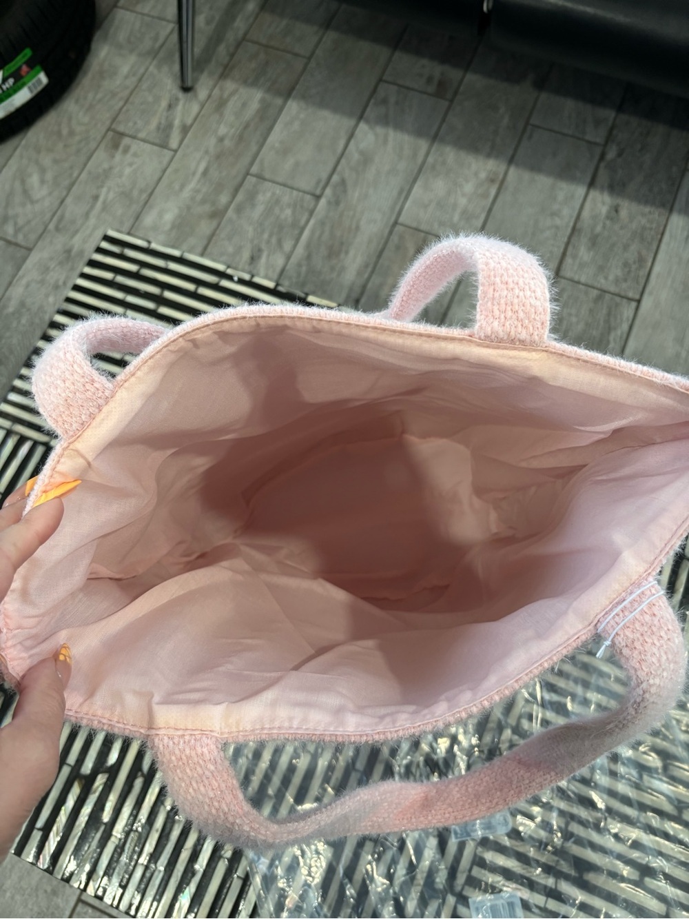 NWT Jimmy Choo Parfum Pink Tote Bag - Picture 4 of 6